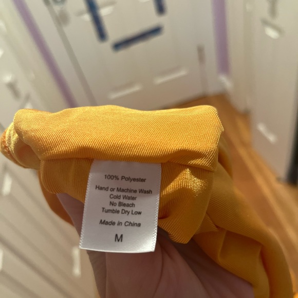 Melina Ruched Bodycon Dress in Orange - Picture 5 of 6